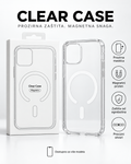 Clear Case Magnetic prozirna maskica za iPhone sa širokim otvorom kamere