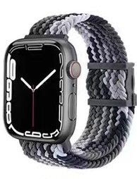 Pletena narukvica za Apple watch 42/44/45mm Colorful Black
