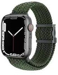 Pletena narukvica za Apple Watch 42/44/45mm Army Green
