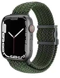 Pletena narukvica za Apple Watch 42/44/45mm Army Green