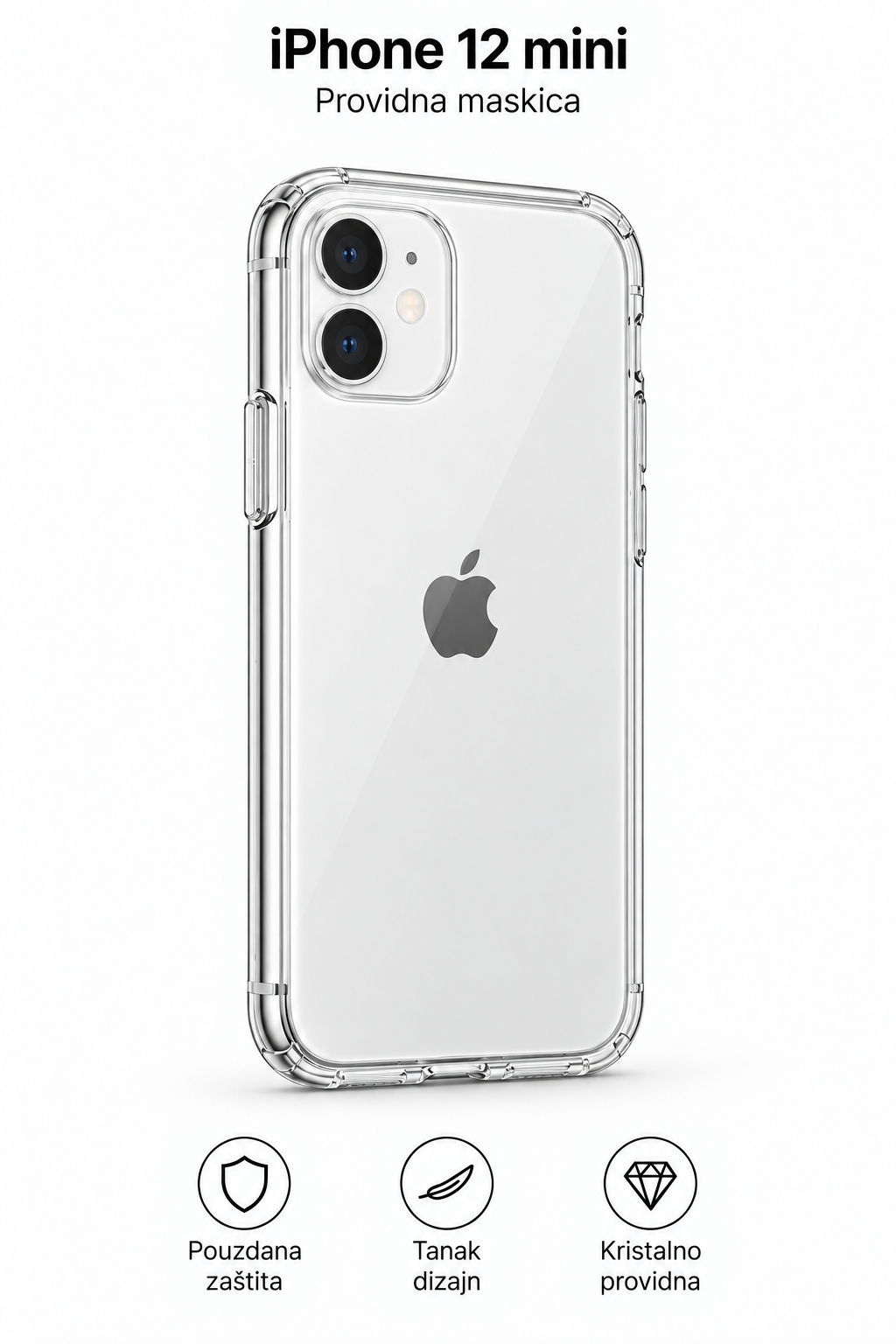 iPhone 12 mini sa providnom maskicom