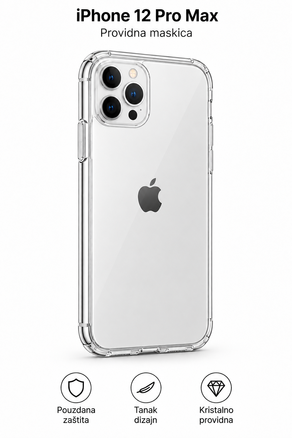 iPhone 12 Pro Max sa providnom maskicom