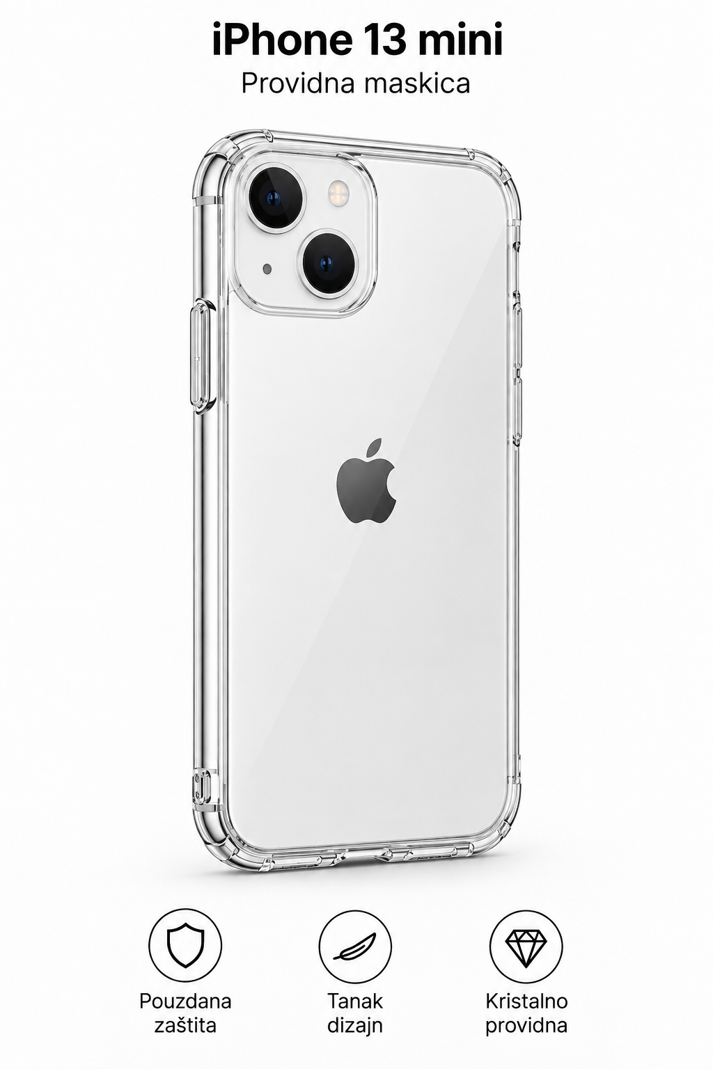 iPhone 13 mini sa providnom maskicom