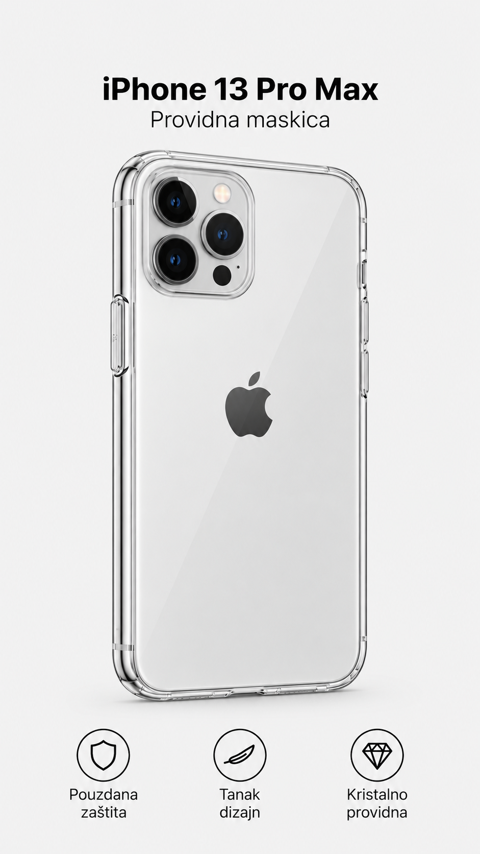 iPhone 13 Pro Max sa providnom maskicom