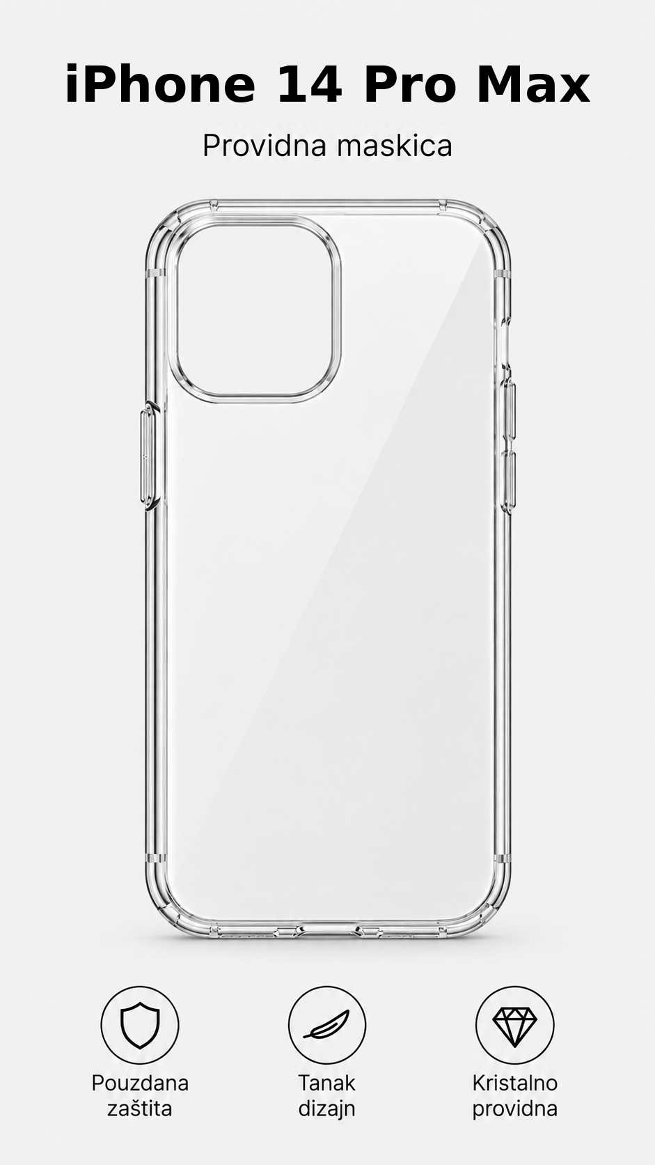 Providna maskica za iPhone 14 Pro Max