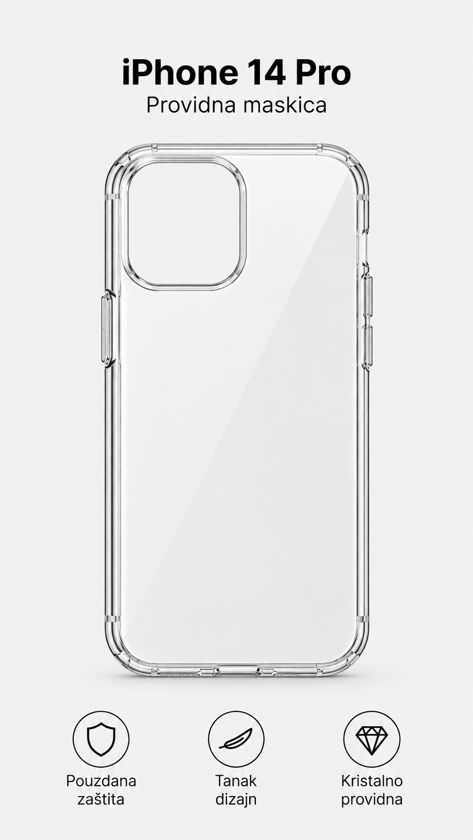 Providna maskica za iPhone 14 Pro