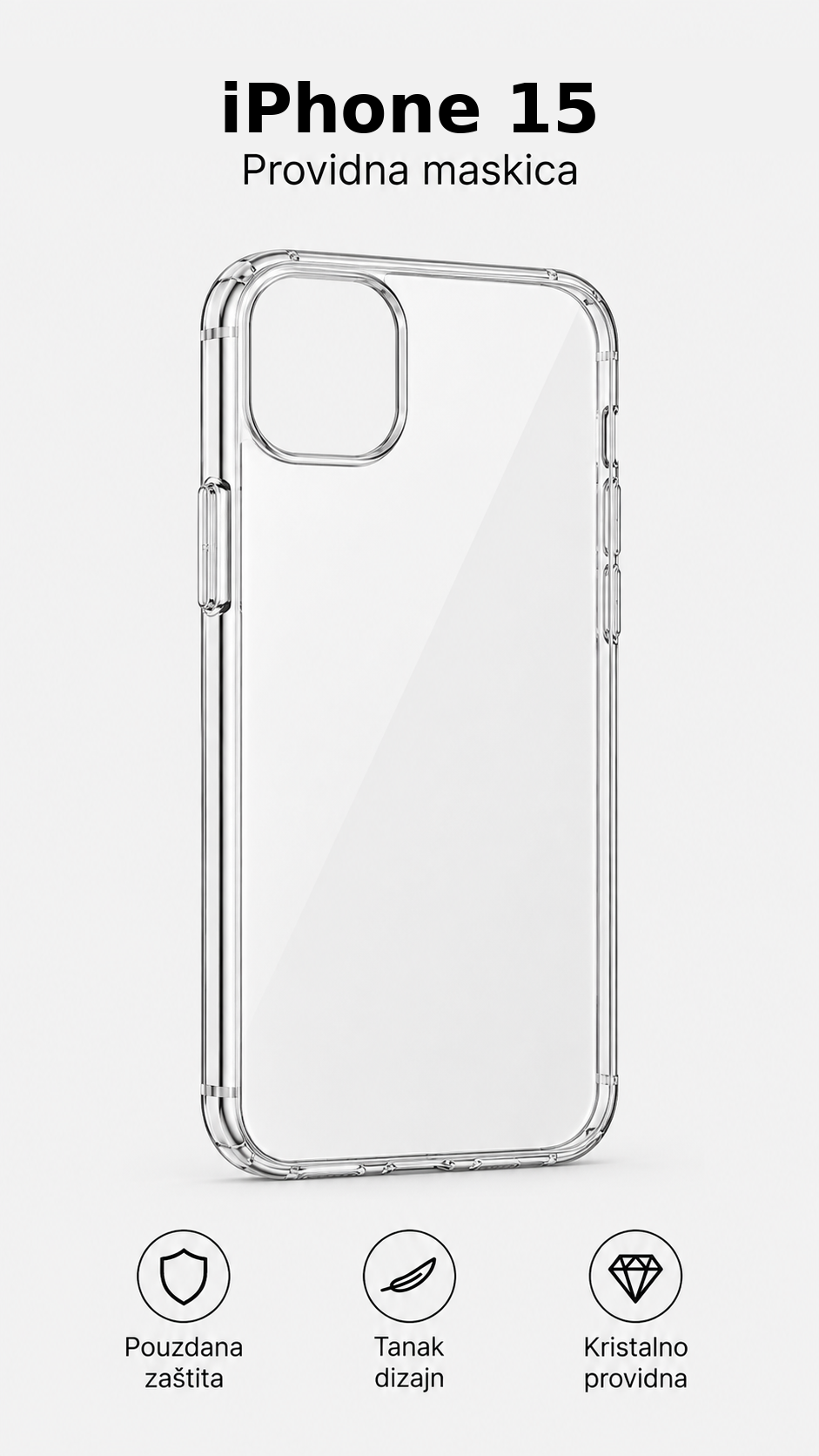 Providna maskica za iPhone 15