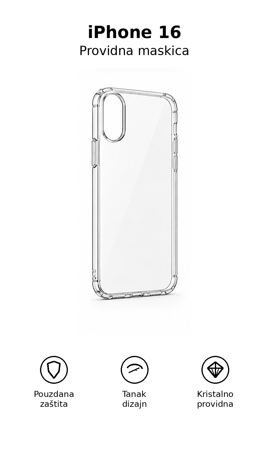 Providna maskica za iPhone 16