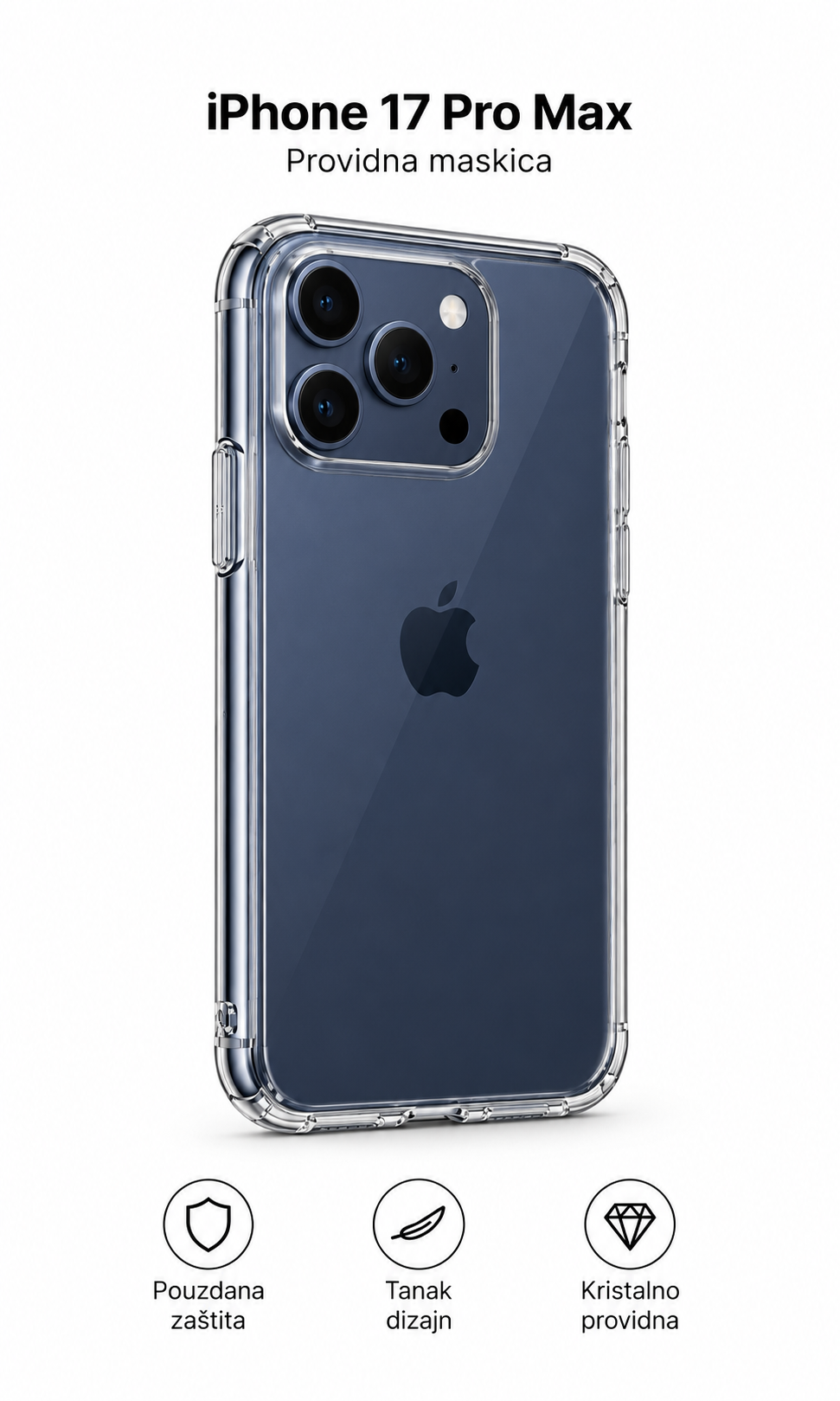 iPhone 17 Pro Max sa providnom maskicom