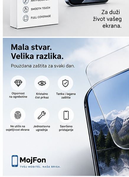 Zaštitno staklo - detalj
