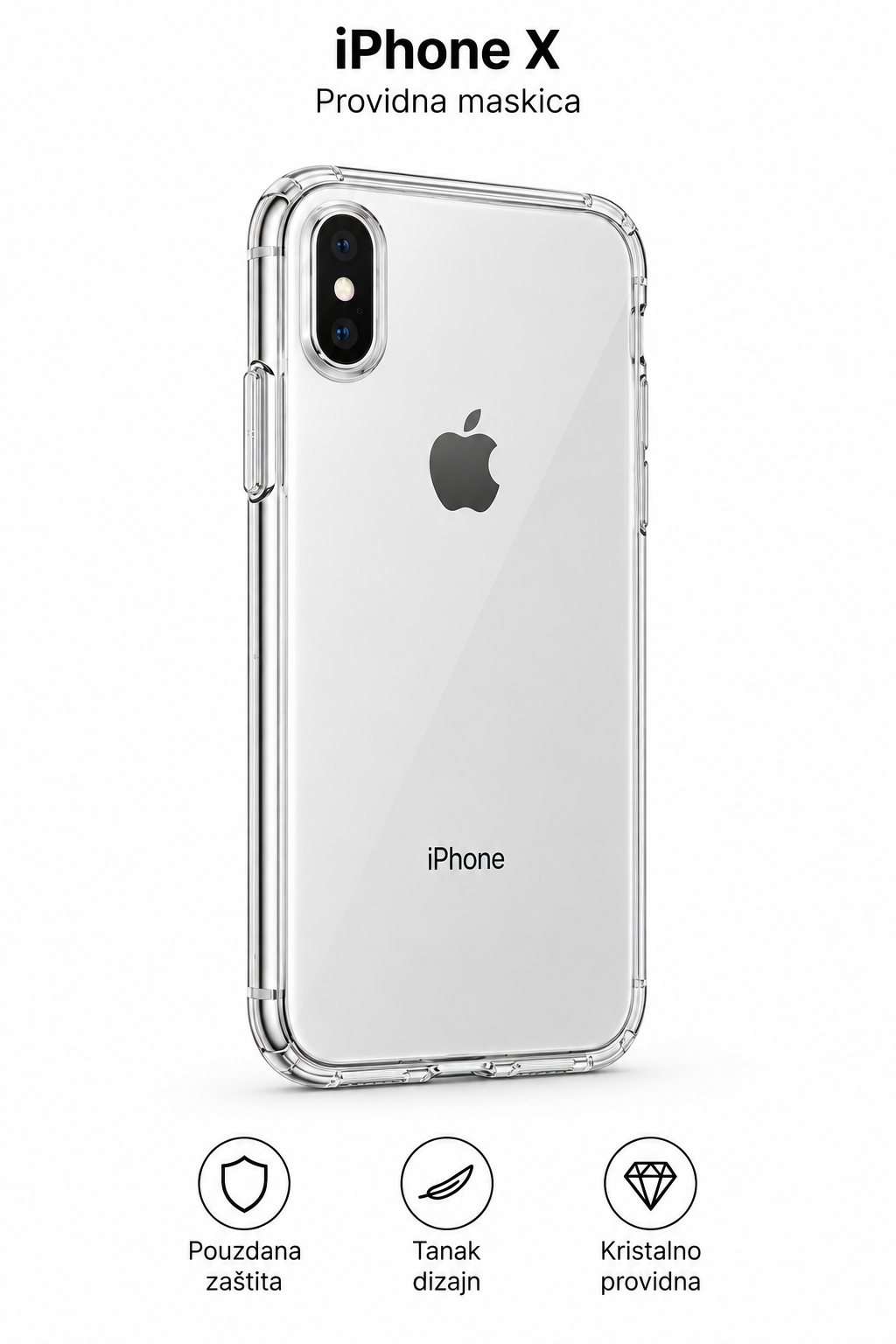 iPhone X sa providnom maskicom