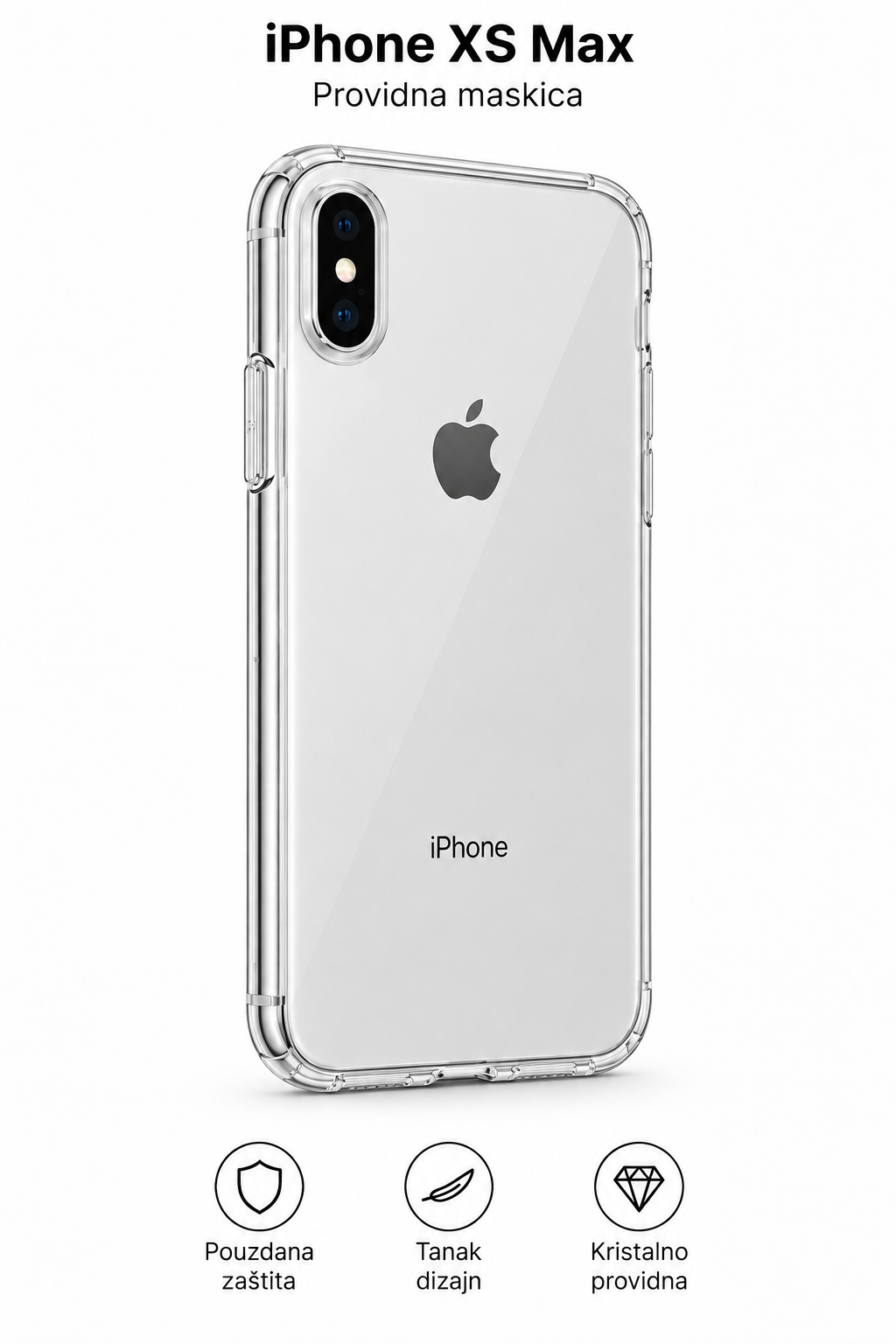 iPhone XS Max sa providnom maskicom