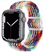 Pletena narukvica za Apple watch 42/44/45mm Rainbow
