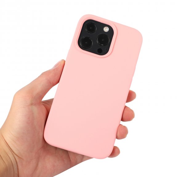 Silikonska maska iPhone 14 Pro Max Pink